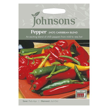 Johnsons Pepper Hot Caribbean Blend Seeds