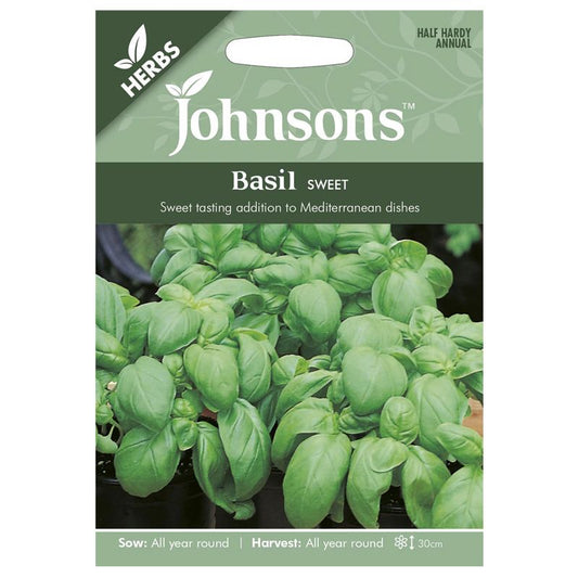 Johnsons Basil Sweet Seeds