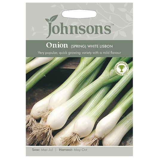 Johnsons Onion Spring White Lisbon Seeds