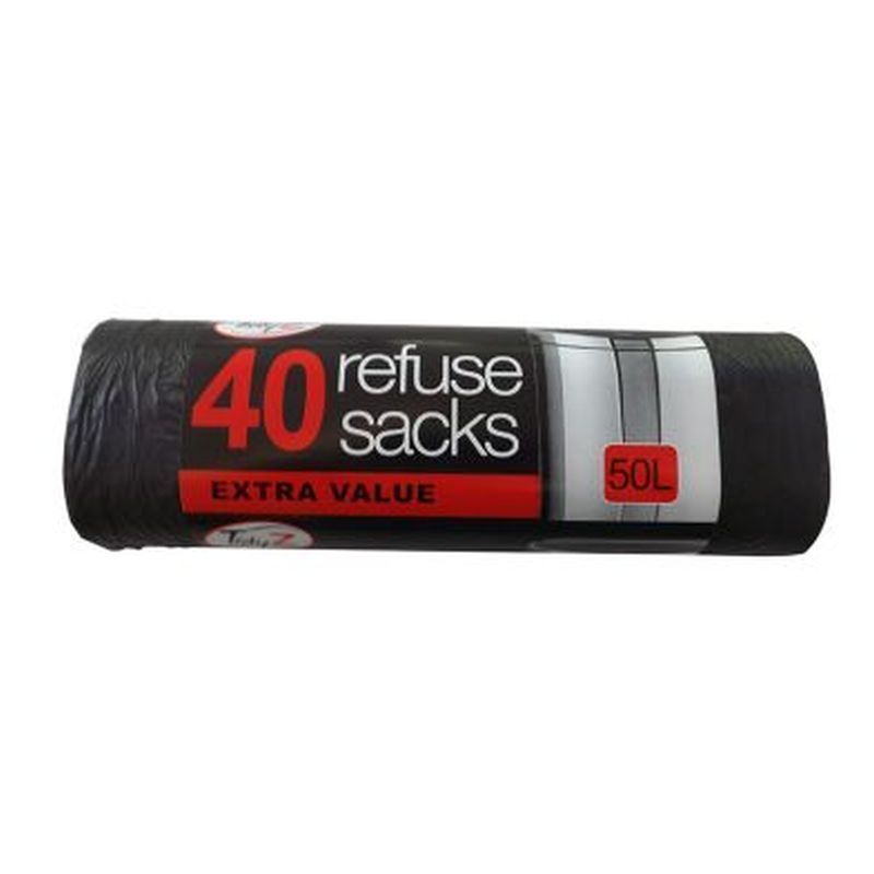 20 Extra Value Refuse Sacks (50 Litre)