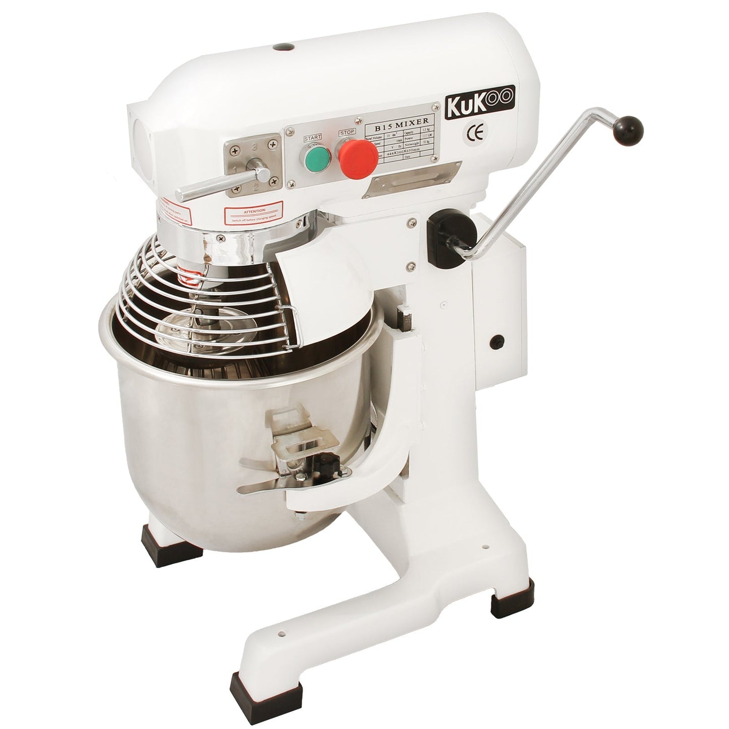 Commercial Planetary Food Mixer / Spiral Mixer - 15L