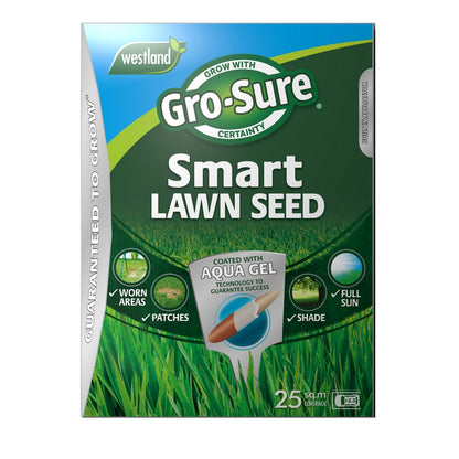 Gro-Sure Smart Lawn Seed With Aqua Gel - 25sqm