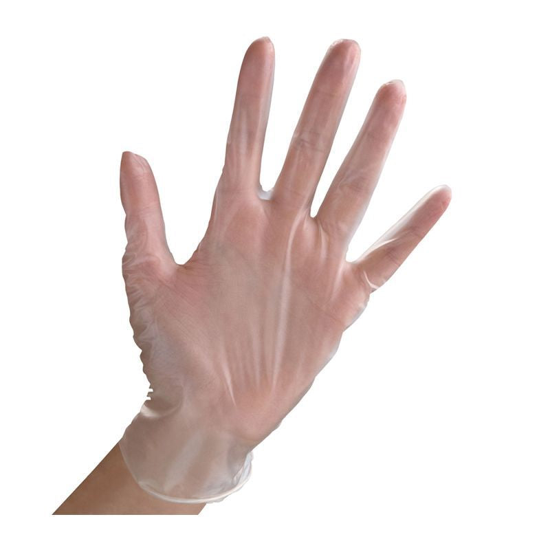 Everyday Disposable Clear Vinyl Gloves - Medium 100 per pack