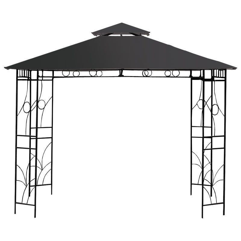 Merrion Garden Gazebo with a 3 x 3M Charcoal Canopy