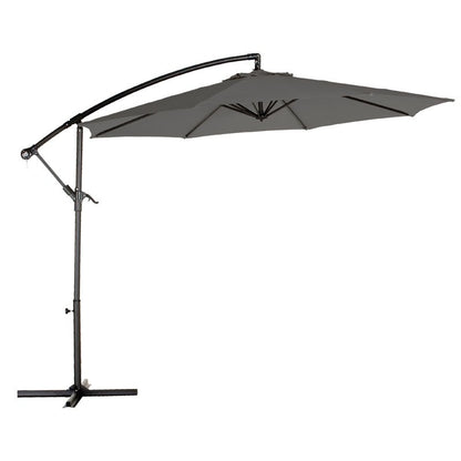 Overhang Garden Parasol by Croft - 3M Charcoal