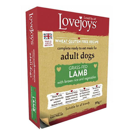 Lovejoys Lamb & Rice Wet Dog Food 395g