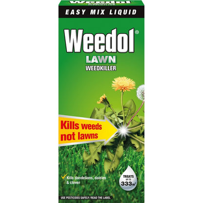 Weedol 500ml Easy Mix Lawn Weed Killer - 333 Square Metres Coverage