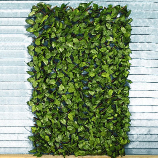 Artificial Birch Leaf Extendable Trellis Panel 1m x 2m