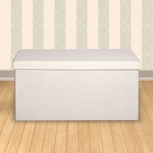 Ottoman 80cm - Cream by Norfolk Furniture