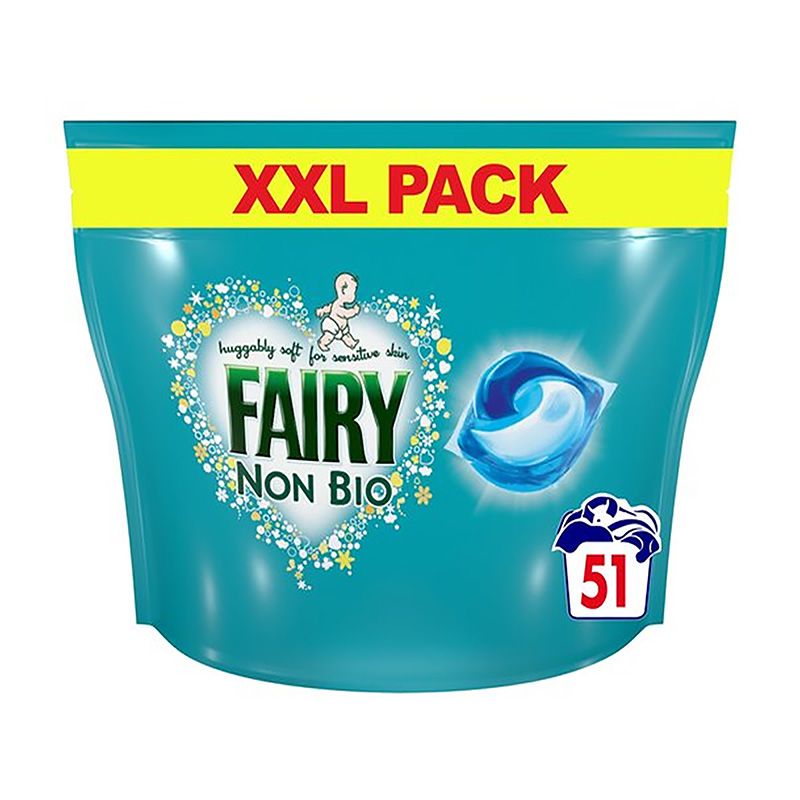 Fairy Washing Capsules Non Bio 51 Washes