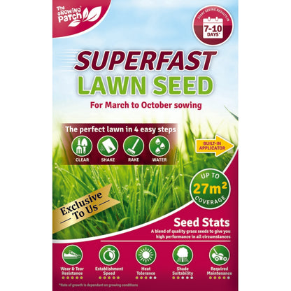 Superfast Lawn Seed 400g 27sqm