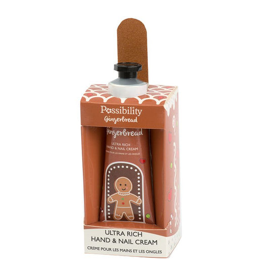 Festive Gingerbread Rich Hand Cream With Emery Board 30ml