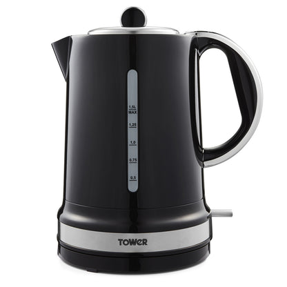 Kettle By Tower Belle - Black And Stainless Steel 1.5 Litre