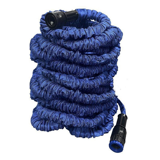 Expandable Garden Hose Blue With Connectors - 45m