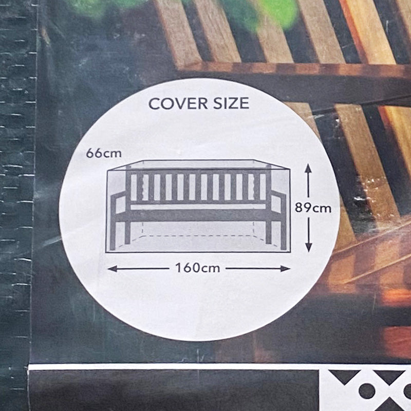 Waterproof Cover For 3 Seat Garden Bench Dark Green By Croft