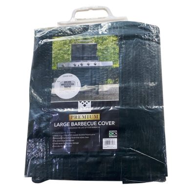 Waterproof Cover For Large Garden BBQ Dark Green By Croft