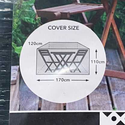 Waterproof Cover For Garden Bistro Set Dark Green By Croft