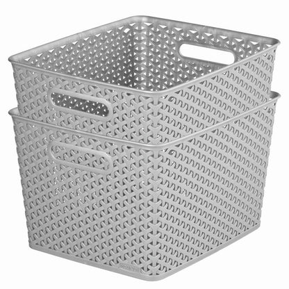 Plastic Storage Box 18 Litres - Grey My Style by Curver