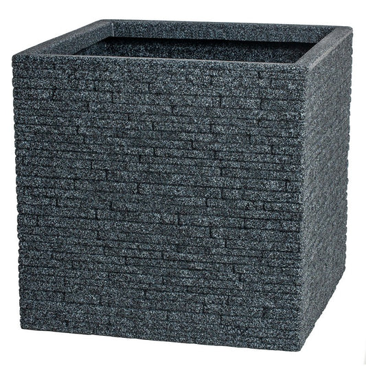 Strata Small Square Slate Planter