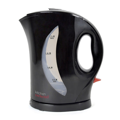 Cordless Kettle By KitchenPerfected - Black 1.7 Litre