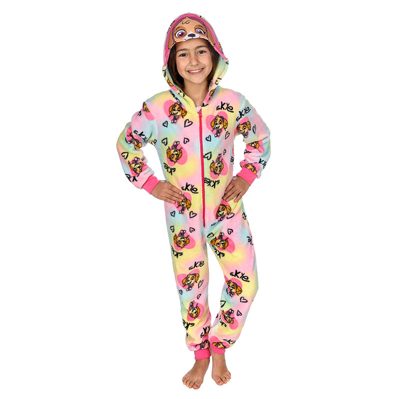 Kids Paw Patrol Skye Fleece Zip-Up Onesie - Age 3-4