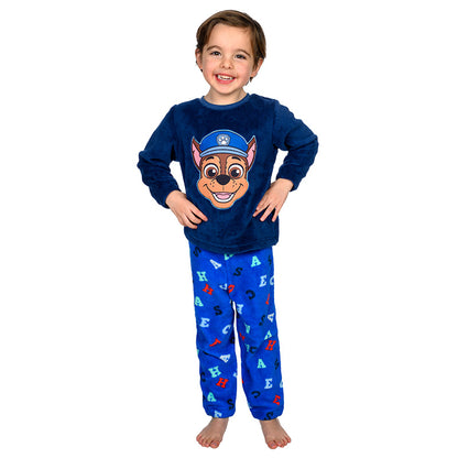 Kids Fleece Twosie Paw Patrol Chase Blue - Age 3-4