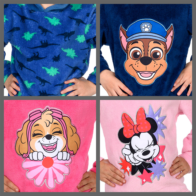 Kids Fleece Twosie Paw Patrol Chase Blue - Age 5-6