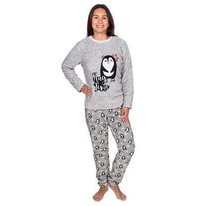 Twosie Hug Me Penguin Grey - Extra Large