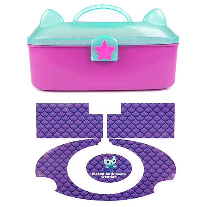 Gabby's Dollhouse Make Your Own Bath Bomb Set With Carry Case