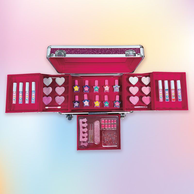 Toy Makeup Trolley Set