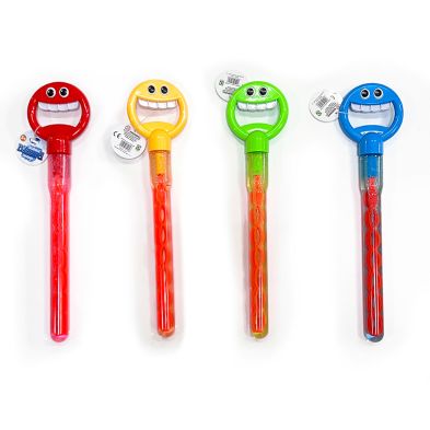 Bubble Blizzard Wand Happy Face - 44cm