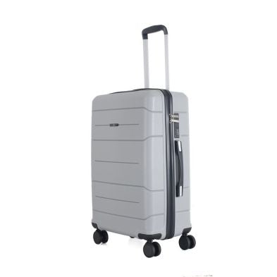 Wheeled Suitcase Large 87 Litre - Silver Grey