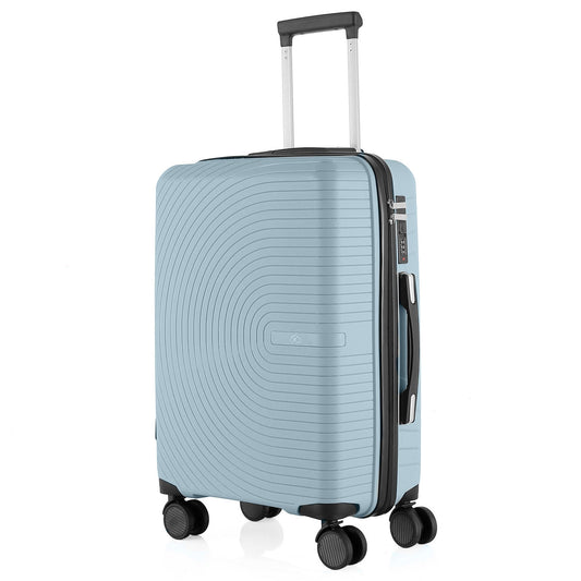 Wheeled Suitcase Medium 60 Litre - Green Blue