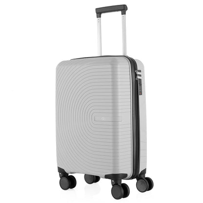 Wheeled Cabin Suitcase 28 Litre - New Silver