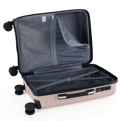 Wheeled Suitcase Large 90 Litre - Pink Champagne