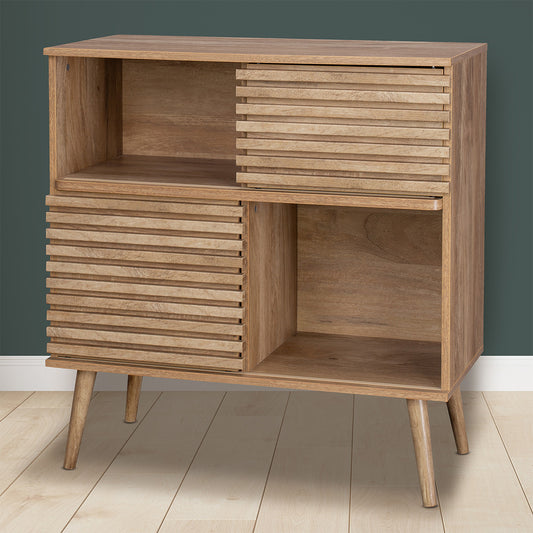 Kyoto Sideboard Natural 2 Doors 4 Shelves