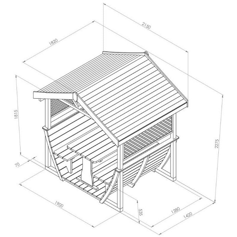 Noah's Garden Arbour by Zest - 4 Seats