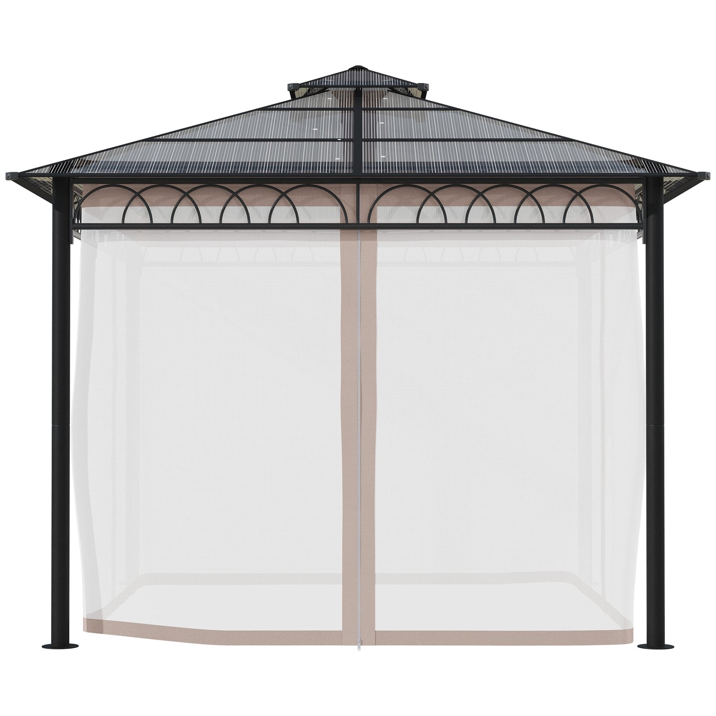 3 x 3 M Outdoor Polycarbonate Gazebo