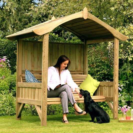 Burghley Garden Arbour by Zest - 2 Seats