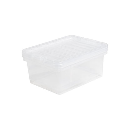 Plastic Storage Box 17 Litres - Clear Crystal by Wham