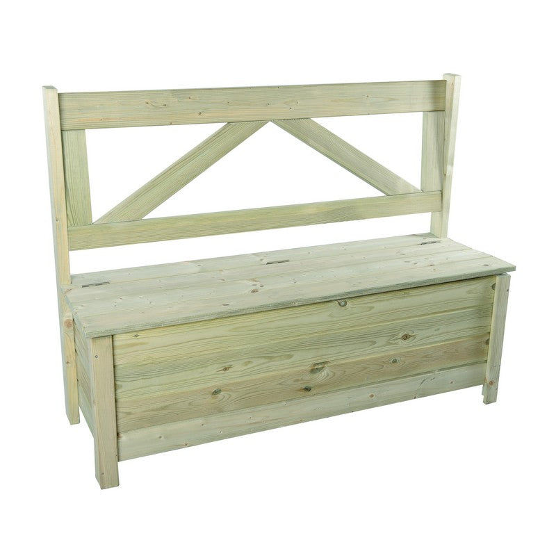 Balcony Storage Bench  - 2 Seat Green Tint by EKJU