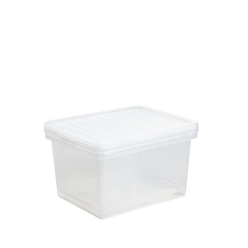 Plastic Storage Box 37 Litres - Clear Crystal by Wham