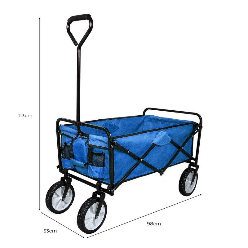 Foldable Pull Along Garden Cart by Raven