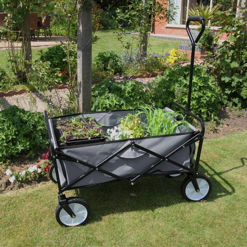 Foldable Pull Along Garden Cart by Raven