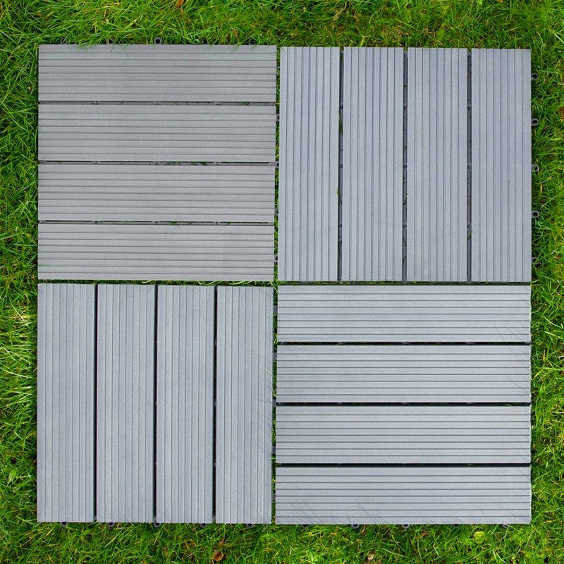 Easy Fit 3 SQM Garden Decking Tiles by WPC