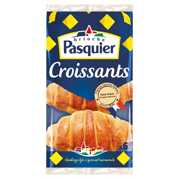 Brioche Pasquier Croissants 6Pk