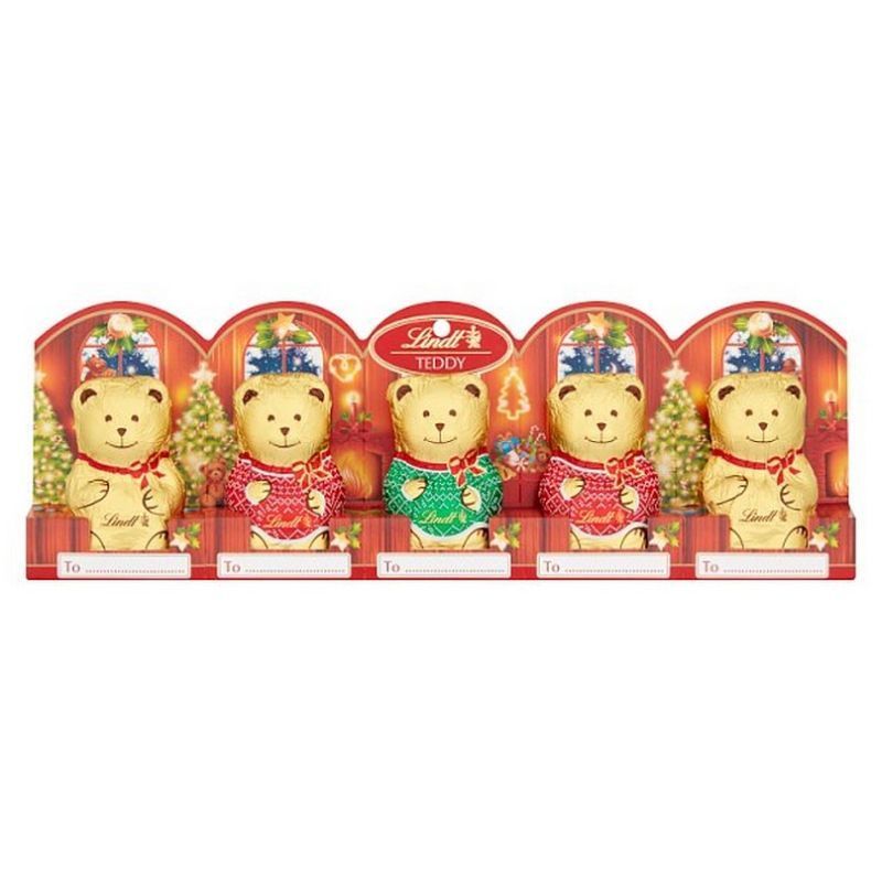 Lindt Mini Teddy 5 Pack 50g