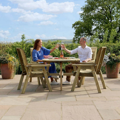 Freya Garden Furniture Set by Zest - 4 Seat