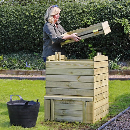 Eco Hive Garden Composter Wood 96cm by Zest