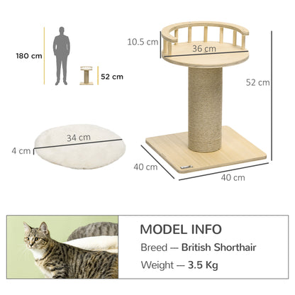 PawHut 52cm Cat Tree